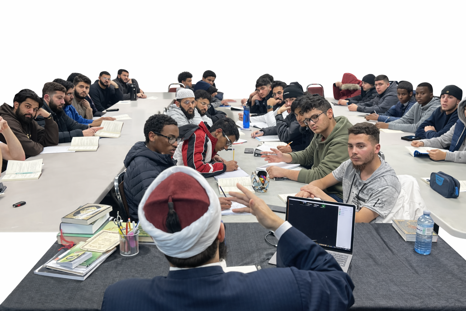 Ijazah Institute – students studying in a mosque.
